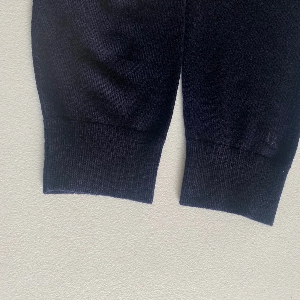 Banana Republic Merino Wool Sweater Navy Crew Neck Knit Size‎ L